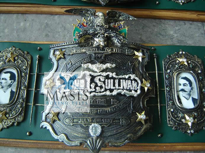 John L. Sullivan Championship Belt Trophy Boxing Belt